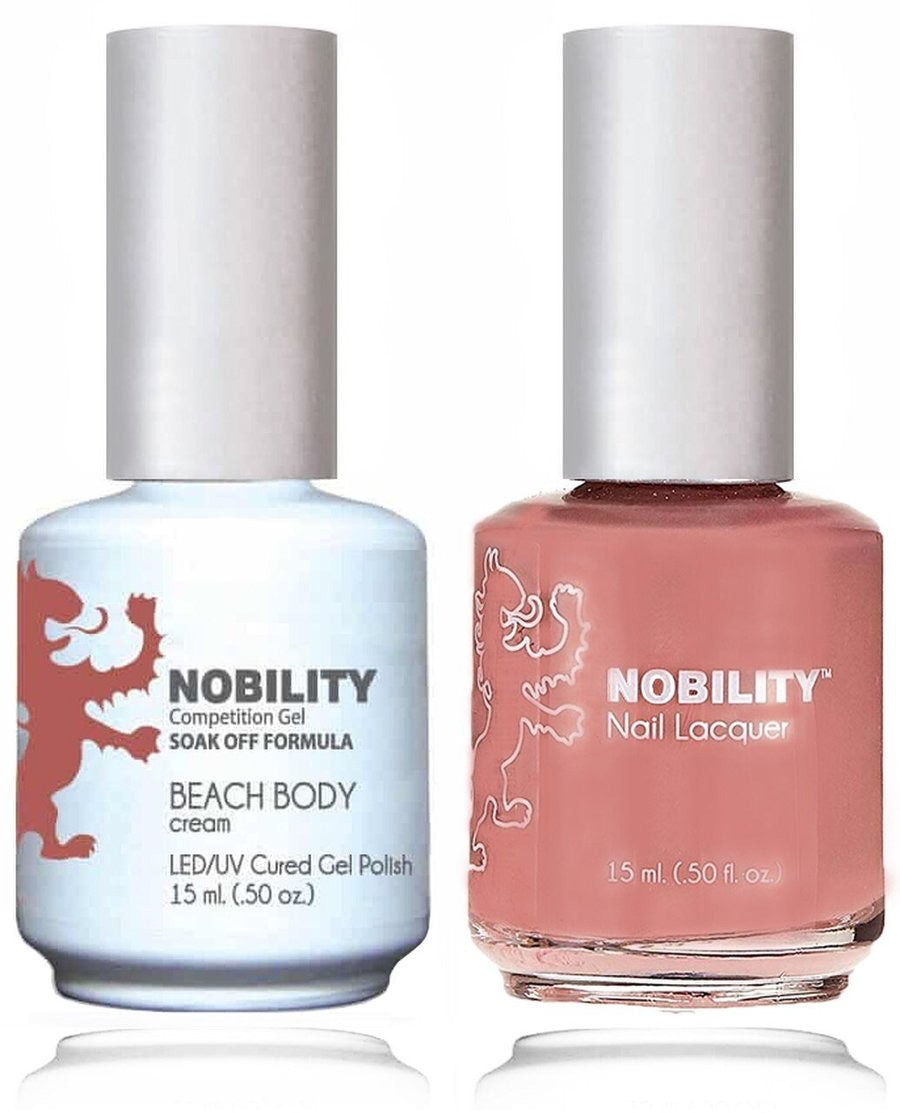 Lechat Nobility Gel Polish & Nail Lacquer - Beach Body 0.5 oz - #NBCS091 Nobility