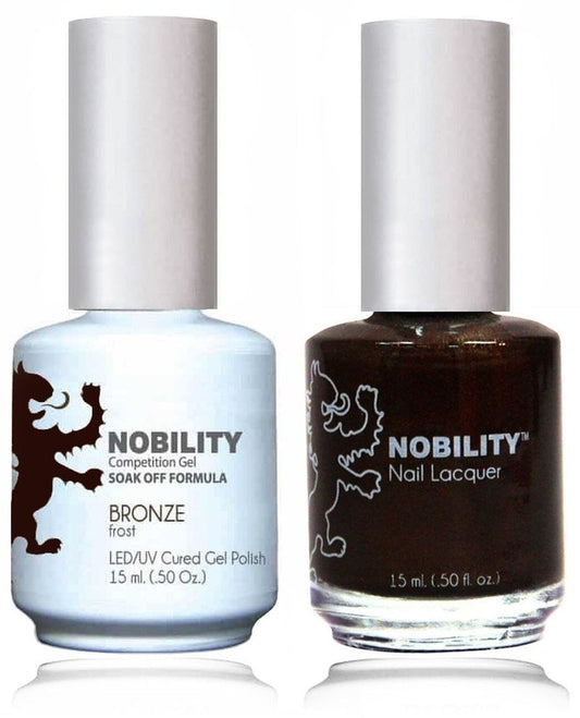 Lechat Nobility Gel Polish & Nail Lacquer - Bronze 0.5 oz - #NBCS007 Nobility