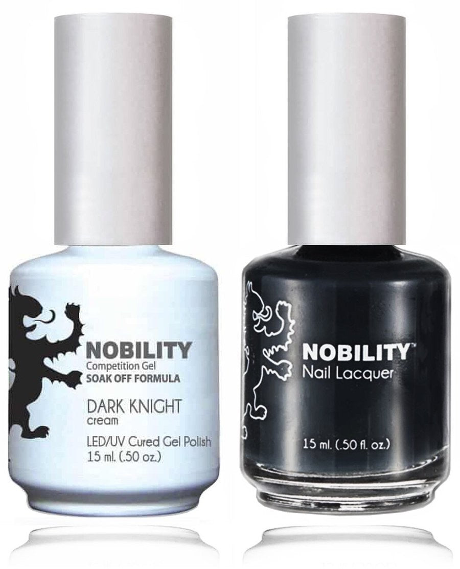 Lechat Nobility Gel Polish & Nail Lacquer - Dark Knight 0.5 oz - #NBCS079 Nobility