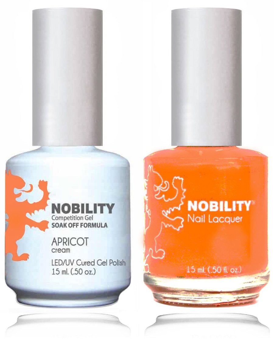 Lechat Nobility Gel Polish & Nail Lacquer - Apricot 0.5 oz - #NBCS098 Nobility