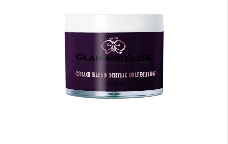 Glam & Glits Acrylic Powder Blend Color - Pinot Noir 2 oz - BL3110 Glam & Glits