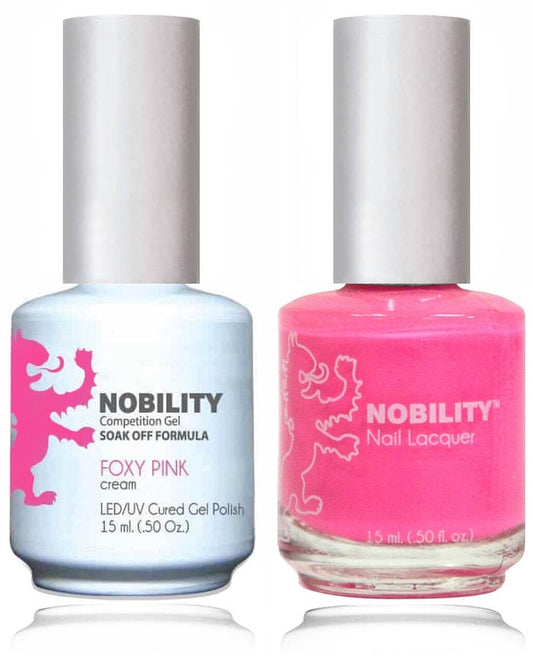 Lechat Nobility Gel Polish & Nail Lacquer - Foxy Pink 0.5 oz - #NBCS065 Nobility