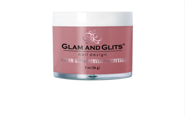 Glam & Glits Acrylic Powder Blend Color - Blushin 2 oz - BL3097 Glam & Glits