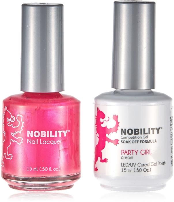 Lechat Nobility Gel Polish & Nail Lacquer - Party Girl 0.5 oz - #NBCS062 Nobility