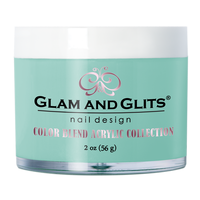 Glam & Glits Acrylic Powder Blend Color - Aquamarine 2 oz - BL3111 Glam & Glits