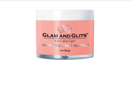 Glam & Glits Acrylic Powder Blend Color - Mel Rose 2 oz - BL3101 Glam & Glits