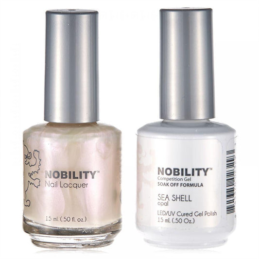 Lechat Nobility Gel Polish & Nail Lacquer - Sea Shell 0.5 oz - #NBCS011 Nobility