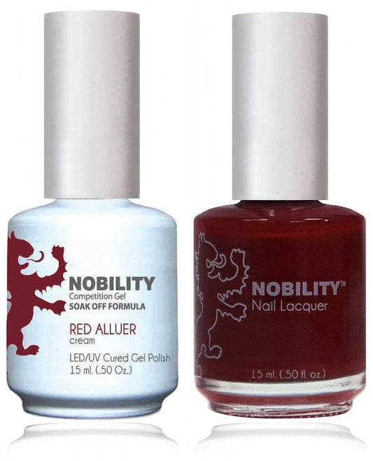 Lechat Nobility Gel Polish & Nail Lacquer - Red Allure 0.5 oz - #NBCS003 Nobility