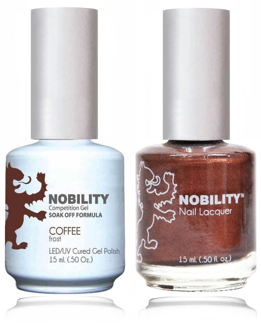 LeChat Nobility Gel Polish & Nail Lacquer - Dup Coffee 0.5 oz - #NBCS023 Nobility