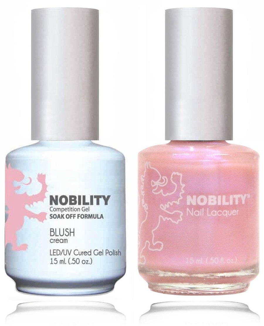 Lechat Nobility Gel Polish & Nail Lacquer - Blush 0.5 oz - #NBCS101 Nobility