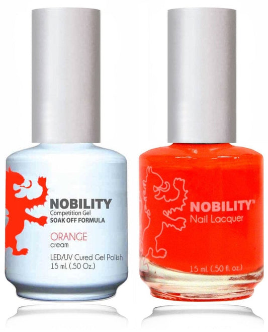 Lechat Nobility Gel Polish & Nail Lacquer - Orange 0.5 oz - #NBCS060 Nobility