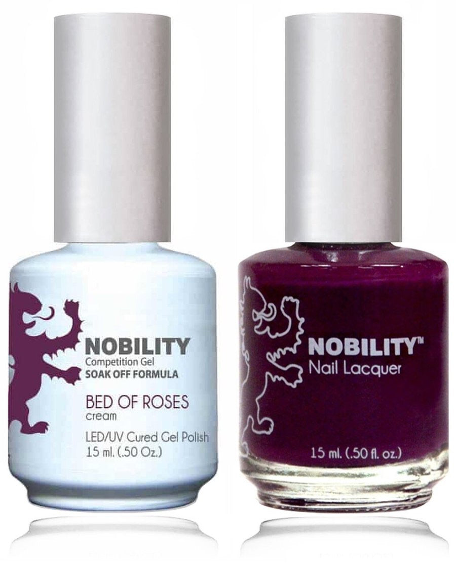 Lechat Nobility Gel Polish & Nail Lacquer - Bed of Roses 0.5 oz - #NBCS049 Nobility