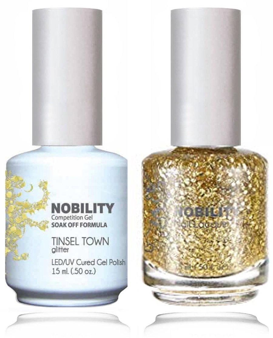 Lechat Nobility Gel Polish & Nail Lacquer - Tinsel Town 0.5 oz - #NBCS109 Nobility