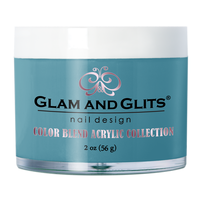 Glam & Glits Acrylic Powder Blend Color - Blue Me Away 2 oz - BL3113 Glam & Glits