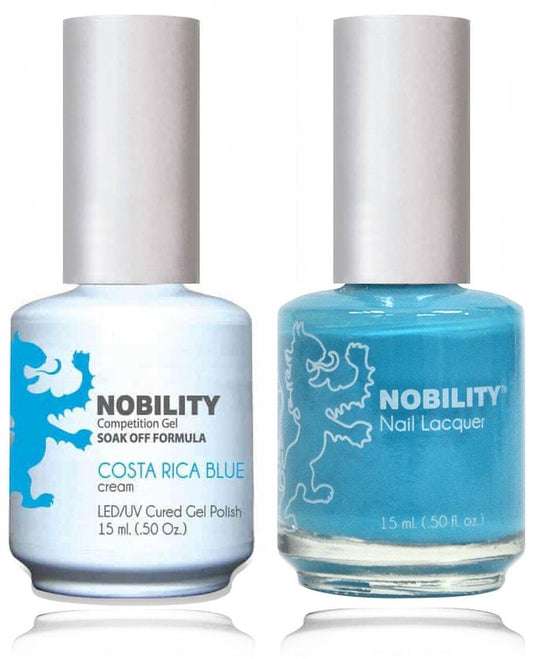 Lechat Nobility Gel Polish & Nail Lacquer - Costa Rica Blue 0.5 oz 0.5 oz - #NBCS073 Nobility