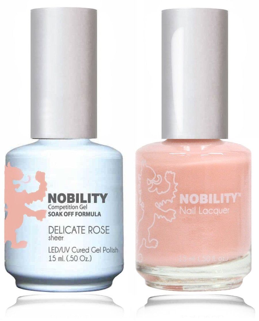 Lechat Nobility Gel Polish & Nail LacquerDelicate Rose 0.5 oz - #NBCS015 Nobility