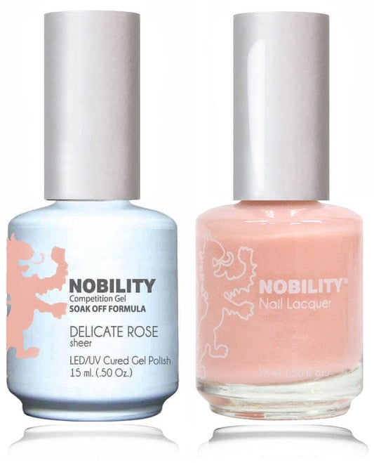 Lechat Nobility Gel Polish & Nail LacquerDelicate Rose 0.5 oz - #NBCS015 Nobility